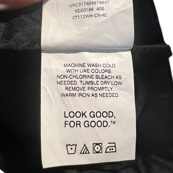 Reaction Kenneth Cole Men's Slim-Fit Stretch Premium Textured Weave Dress Pants - Picture 10 of 11